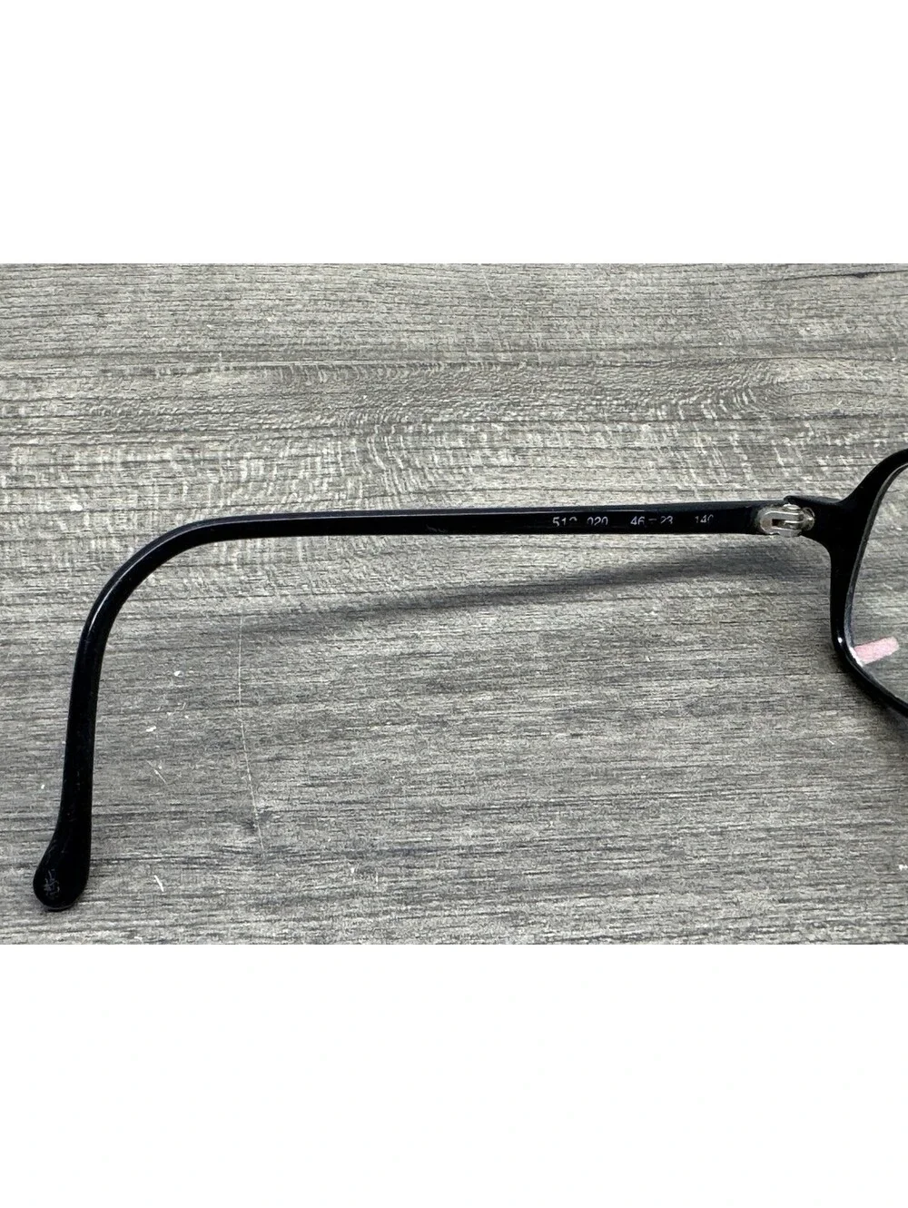 Vintage Emporio Armani Eyeglasses EA512 020 Black Gold Frames ONLY 46[]23-140